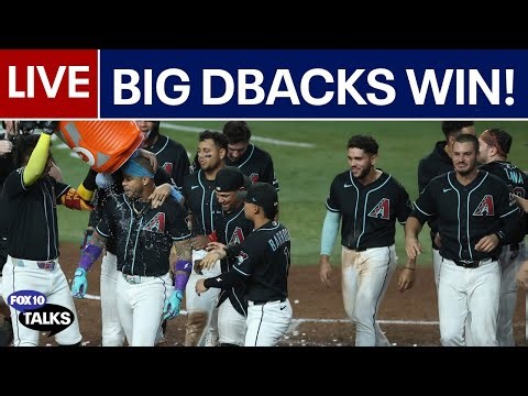 🔴LIVE: Arizona Diamondbacks walk-off win, Arizona Cardinals prep for season | FOX 10 Talks Sports