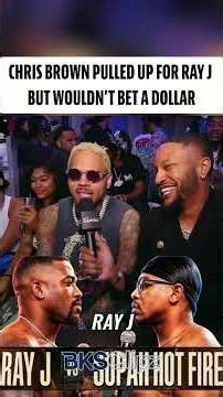 Ray J Didn't Stand A Chance & Chris Brown Knew It 😳 #Boxing #ChrisBrown #Shorts