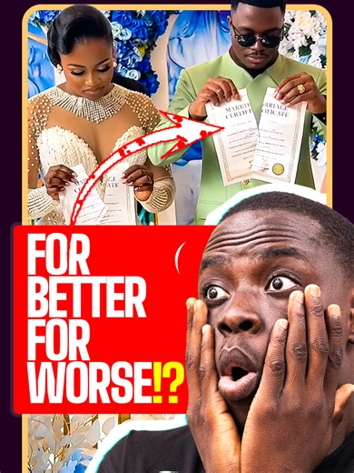 Nigerian Couple Tears Marriage Certificate at Wedding to Prove “No Divorce Ever” 💍🔥 Watch the full video on YouTube - Kwadwo Sheldon Studios #kss #kwadwosheldonstudios #yawaoftheday #trending