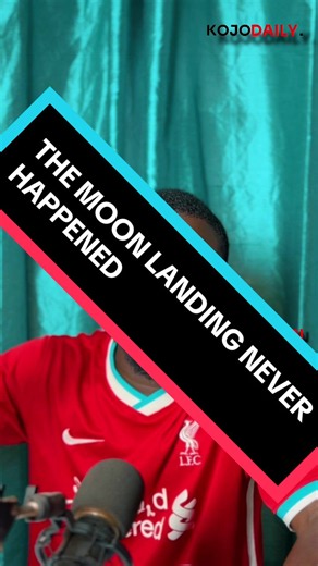 Buzz Aldrin saying the moon landing never happened.#kojodailynews