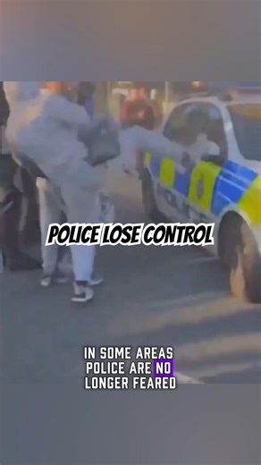 Police Lose Control—Crowd Attacks Patrol Cars | Safety Is Movement #shorts