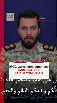 IRGC Sends Stern Warning to Trump and Netanyahu Over Devastating Regional Repercussions