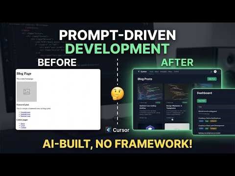 I Built a Full Blog System With AI in One Sitting (Plain PHP + MySQL — No Framework)