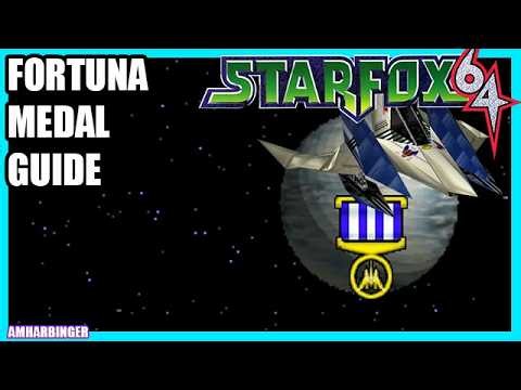 Star Fox 64 Fortuna Medal Guide 100% Walkthrough Star Wolf Boss Fight