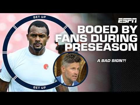 Dan Orlovsky declares Browns remove Deshaun Watson from team after being booed by fans 👀 | Get Up