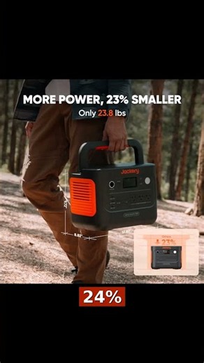 Jackery Solar Generator 1000 v2 and 200W Solar Panel,1070Wh,1500W AC | 1 Hr Fast Charge, LiFePO4…
