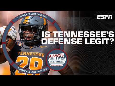 Tennessee's defense is LEGIT, can the Offense keep pace?