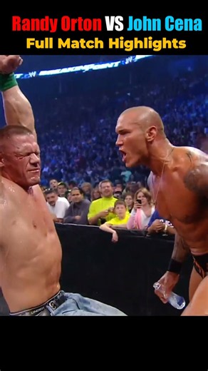 Randy Orton vs John Cena I quit Match Highlights #shorts #wwe #randyorton