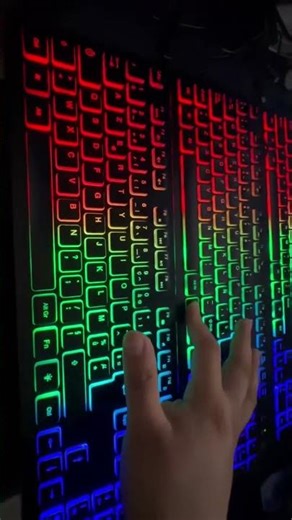 Computer Gaming Keyboard Light Backlit RGB Mute wired keyboard USB