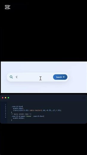 Create a Professional Stripe-Style Expanding Search Bar with HTML & CSS | Modern UI Animation#coding