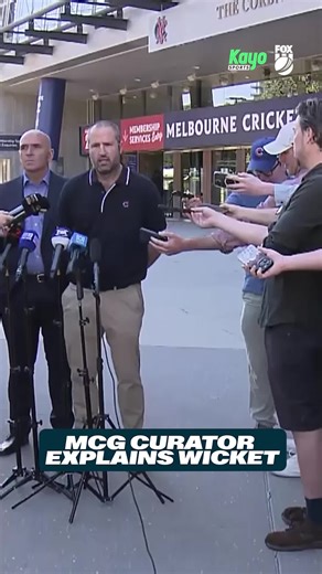 Boxing Day Test Wicket Explained by MCG Curator Matt Page