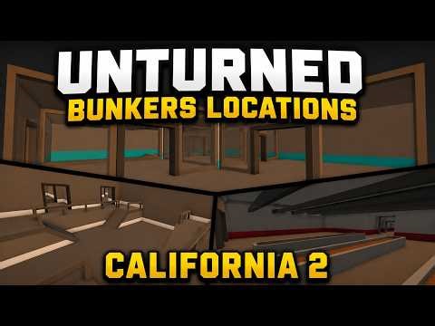 All California 2 Hidden Bunker Locations - Unturned