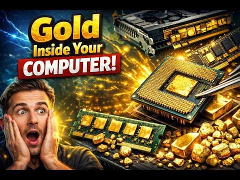 Real Gold Inside Computer Parts – Here's Why And How Much