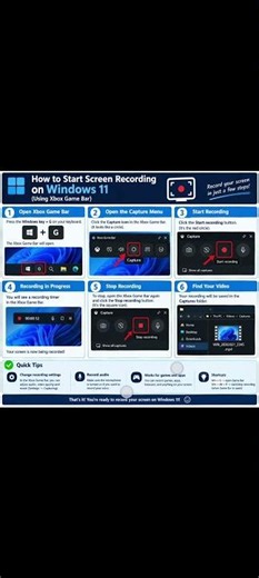 How to Record Your Screen on Windows 11 💻 | Easy Step-by-Step Tutorial #howto