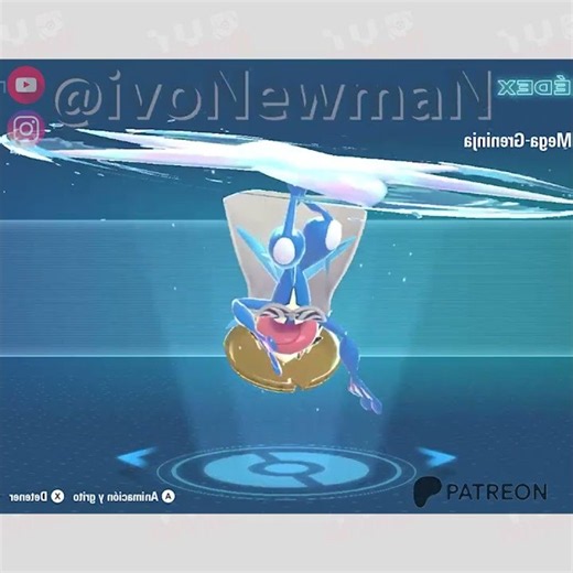 Ash Greninja + Wanderer Holowear in ZA Dex
