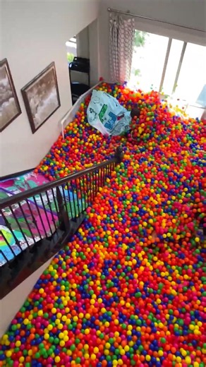 10 Million Plastic Balls in a Friend’s House! Best Ball Pit Pool Prank