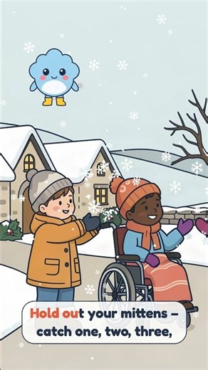 Count the Snowflakes to 10 with Dottie! #shorts