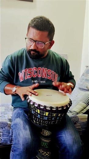 "LIKHE JO KHAT TUJHE" REMIX DJEMBE TUTORIAL🪘🪘||#djembe #shorts