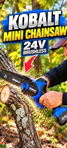Kobalt 6" Mini Chain Saw , Can it handles real wood cuts ?