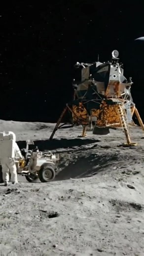 Apollo Mission Footage: Humans Exploring the Moon This is real Apollo mission footage showing astronauts on the Moon surface. Between 1969 and 1972, NASA’s Apollo missions successfully sent humans to the Moon and back to Earth. The footage shows astronauts walking in low gravity, collecting lunar rock samples, and performing scientific experiments. Because the Moon has no atmosphere, shadows are sharp and movements look slow and bouncing. These recordings are authentic and remain one of the grea