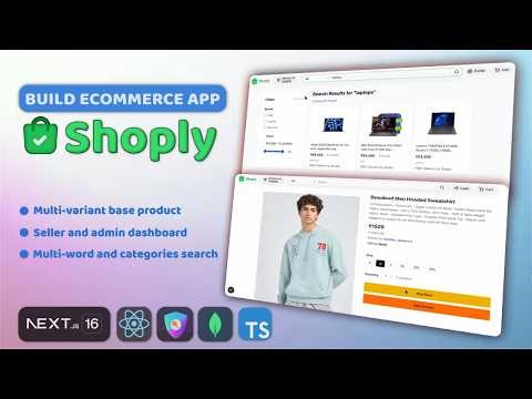 Next.js 16 E-Commerce App Tutorial Part 1 | NextAuth, MongoDB, Seller & Admin Dashboard Project