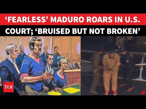 ‘DEFIANT’ Maduro BREAKS SILENCE, Calls Out Trump In US Court; ‘I’m Innocent, Was Kidnapped…’