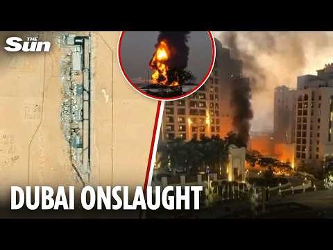 Iran fires huge wave of rockets over Dubai as oil sites in UAE evacuated over Iran warning