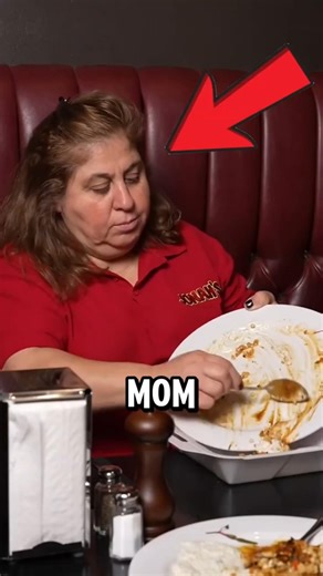 When you dine in with mom