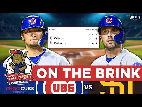 CUBS POSTGAME: Matthew Boyd & Cubs OFFENSE GOES COLD in Wild Card Game 1 Loss to Padres | CHGO Cubs