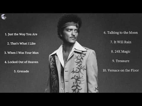 Bruno Mars — Greatest Hits | 10 Songs Collection 🎵 | 1Moon