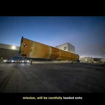 SLS Core Stage Begins Journey for Artemis II Mission