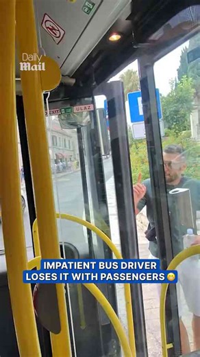 Bus driver leaves passenger behind in boarding dispute