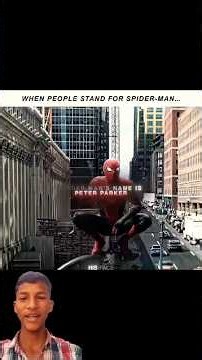 “Everyone stand for Spider-man…” | Edit #shorts