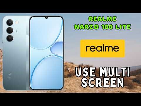 Split Screen How to use multi screen Realme Narzo 100 Lite || Split screen setting