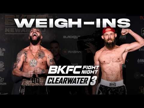 Weigh-In: BKFC FIGHT NIGHT CLEARWATER GASKINS vs GUYMON | LIVE!