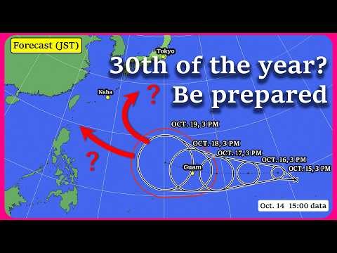 30th typhoon of the year approaches Japan