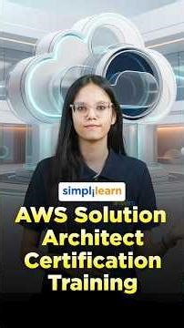 AWS Solution Architect Certification Roadmap 2026 | AWS Solution Architect | #Shorts #Simplilearn