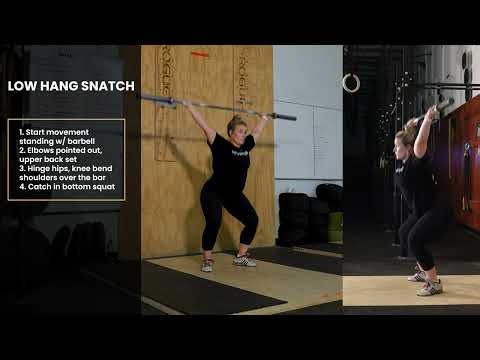 Low Hang Snatch | Olympic Weightlifting Exercise Demo