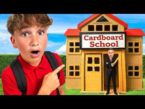 Vlad Is Back at the CARDBOARD SCHOOL! - Collection video