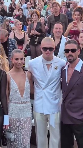 Erling Haaland Steals the Show at Dolce & Gabbana! 💎 #shorts