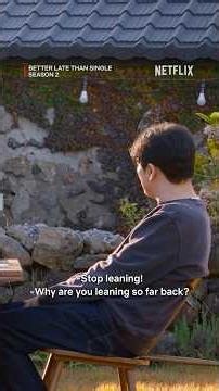 Even the chair couldn’t handle Jae-seo’s charm #BetterLateThanSingle2 #Netflix