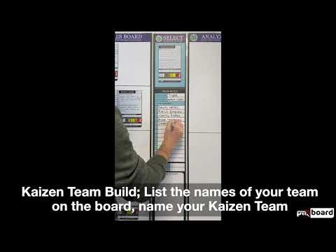 Kaizen Select Board Set (Step 2) | Plan Your Kaizen Team, Scope & Goals (How-To)