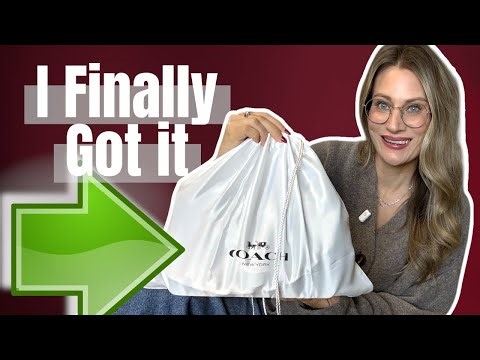 This Coach Bag Has Been on My Wishlist FOREVER… Unboxing & Review