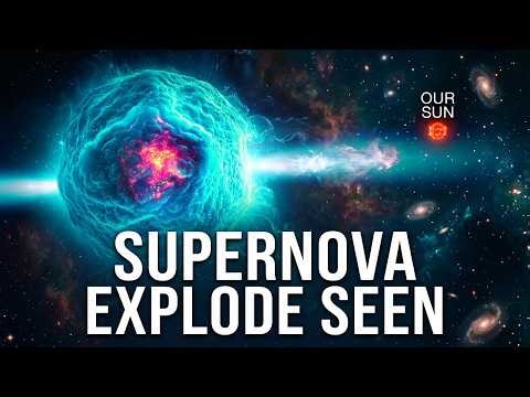 We've never seen a supernova explode until now - The Universe & Space