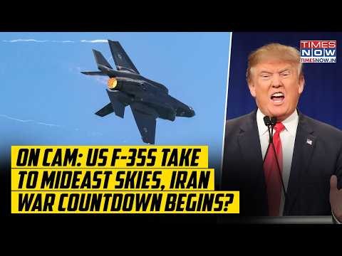 Big! US Launches Land-Based F-35C Stealth Sorties In Middle East After Iran’s War Dare | 1st Visuals