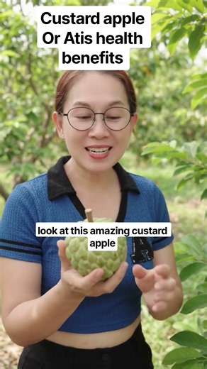 custard apple or Atis health benefits #food #fruit