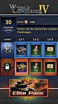 Elite Pass + Technology | World Conqueror 4