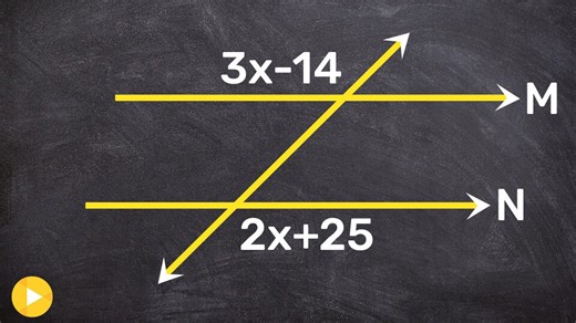 Using alternate exterior angles to prove two lines are parallel