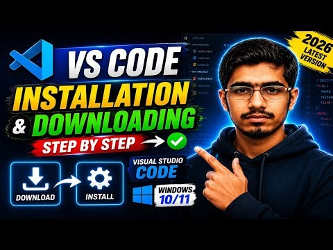 How to Download and Install Visual Studio Code VS Code on Windows 2026 Setup