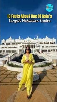 10 Facts About One of Asia's Largest Meditation Centre | Curly Tales #shorts